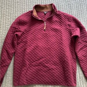 Banana Republic quilted quarter zip